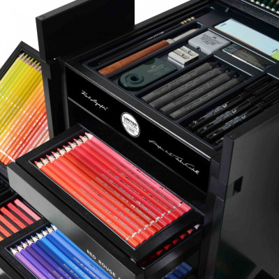 KARLBOX 110051 Faber-Castell 482 шт, LAGERFELD ART GRAPHIC Limited Edition