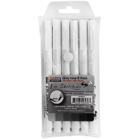 Набор мультилайнеров, Серые оттенки, 6 шт.