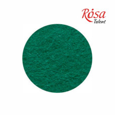 Фетр листковий (поліестер), 21,5х28 см, Зелений темний, 180 г/м2, ROSA TALENT