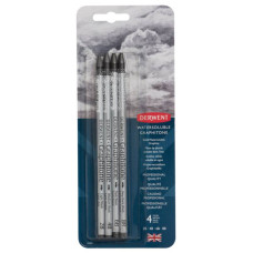 Набір графітних водорозчинних олівців Watersoluble Graphitone, 4 шт, в блістері, Derwent