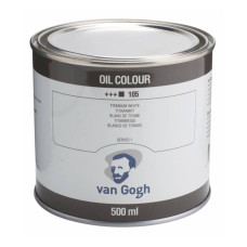 Краска масляная Van Gogh, (105) Белила титановые (на сафлоровом масле), 500 мл, Royal Talens