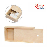 Пенал для гуаши деревянный, 28х14х7 см, ROSA Studio