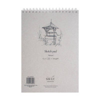 Альбом для ескизов на спирали AUTHENTIC А3, 100 г м2, 100л, натуральный цвет, SMILTAINIS