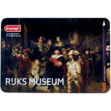 Набор цветных карандашей Dutch Masters, Ночной дозор, Рембрандт, 50 шт, метал, Bruynzeel