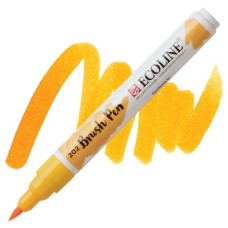 Ручка-кисточка Ecoline Brushpen (202), Желтая темная, Royal Talens