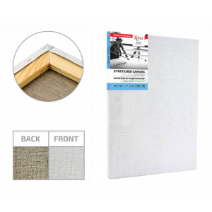 Подрамник,185х370 см, крупное зерно, масляный грунт, лён, ROSA