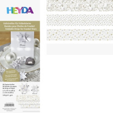 Набор бумажных полосок, белый, 1,5х45 см (48 шт), 1х30см (48 шт.), Heyda