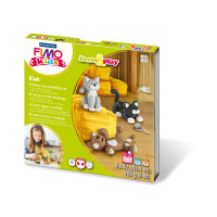 Набір пластики Fimo kids, "Котики", 4 кол.*42 г, Fimo