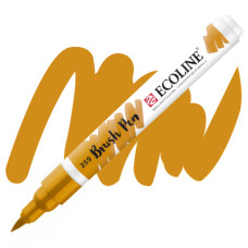 Ручка-кисточка Ecoline Brushpen (259), Желтый песочный, Royal Talens