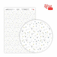 Бумага дизайнерская односторонняя Sweet Boy 3, 21х29,7 см, глянцевая, 250 г м2, ROSA TALENT