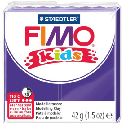 Пластика Fimo kids, Фиолетовая, 42г, Fimo