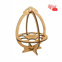 Подставка для яиц Корзинка 2, фанера, 19,6х19,2х27,2 см, ROSA TALENT