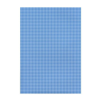Бумага с рисунком Клеточка двусторонняя, Синяя, 21х31см, 200 г м2, Heyda