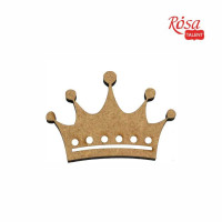 Мини-заготовка Корона, МДФ, 4,7х3,2 см, 10 шт, ROSA TALENT