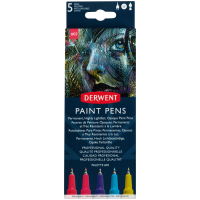 Набор цветных ручек PAINT PEN PALETTE №3, 5 шт, Derwent