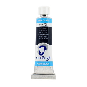 Краска акварельная Van Gogh 701 Чорная слоновая кость 10 мл, Royal Talens