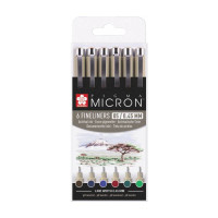 Набір лінерів PIGMA MICRON 05 EARTH 6кол, Sakura