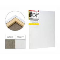 Подрамник, 40х125 см, крупное зерно, акрил, лён, ROSA