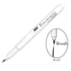 Мульти-лайнер, кисть, черный, 4600-S, Marvy