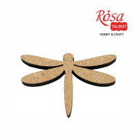 Мини-заготовка Стрикоза 4,5х3 см, МДФ, 10 шт, ROSA TALENT