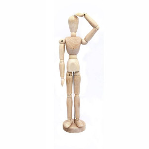 Манекен (чоловік) дерево, висота 11,43см., D.K.ART CRAFT