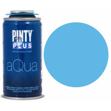 Фарба-аерозоль на водній основі Aqua, Блакитна насичена, 150 мл, PINTYPLUS