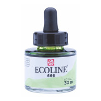 Краска акварельная жидкая Ecoline 666 Пастельная зеленая, 30 мл, Royal Talens