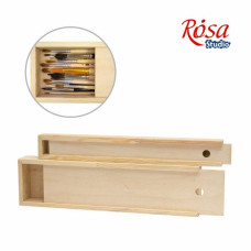 Пенал для кистей деревянный ПК6, (38х4,9х3 см), ROSA Studio