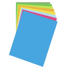 Бумага для дизайна Fotokarton B2 (50х70см) №33 Пасифик голубой, 300 г м2, Folia