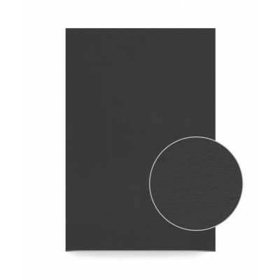Холст на картоне, 18х24 см,Черный, хлопок, акрил, ROSA Studio