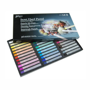 Пастель сухая, проф, полутв, 36 цв, квадр, MPL-36, MUNGYO