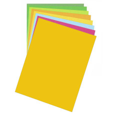 Папір для дизайну Fotokarton B2 (50*70см) №15 Золотисто-жовтий, 300 г/м2, Folia