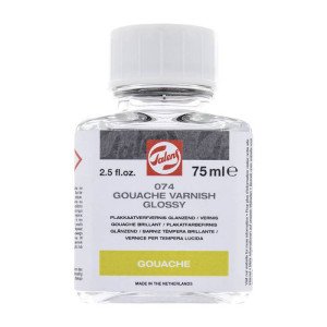 Лак покрывной для гуашевих красок, Глянцевый, (074), 75 мл, Royal Talens