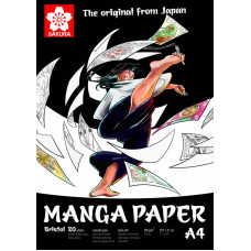 Альбом для рисунку MANGA, A4, 250 г/м2, 20л, Sakura