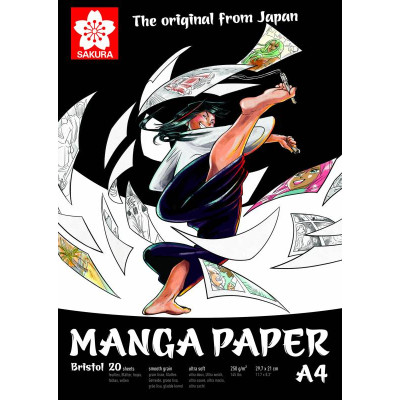 Альбом для рисунка MANGA, A4, Sakura