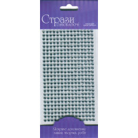 Стрази самоклеючі, Срібні, 5мм, 375шт, ROSA TALENT