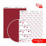 Бумага дизайнерская двусторонняя матовая Love 2, 21х29,7 см, 200 г м2, ROSA TALENT