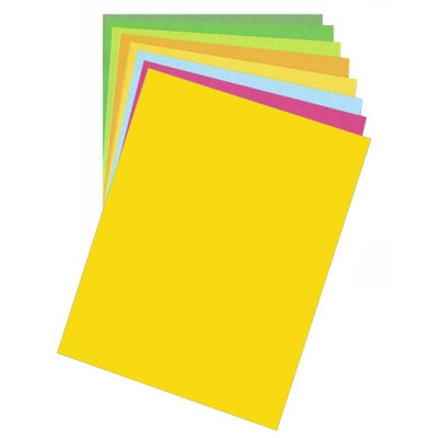 Бумага для дизайна Fotokarton B2 (50х70см) №14 Бананово-желтая, 300 г м2, Folia