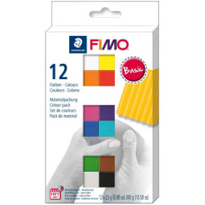 Набор пластики Basic Colours, 12х25гр, Fimo