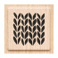  штамп деревянный Фоновый Листочки, 2,5х2,5 см, Heyda