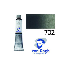 Краска масляная Van Gogh, (702) Сажа газовая, 200 мл, Royal Talens