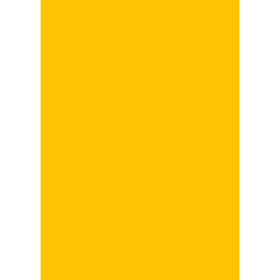 Папір для дизайну Tintedpaper В2 (50*70см), №15 золотисто-жовтий, 130г/м, без текстури, Folia