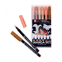 Набор маркеров KOI MANGA, 6цв, Sakura