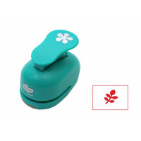 Фигурный дырокол, Листок 2, 1,6 см, ROSA TALENT