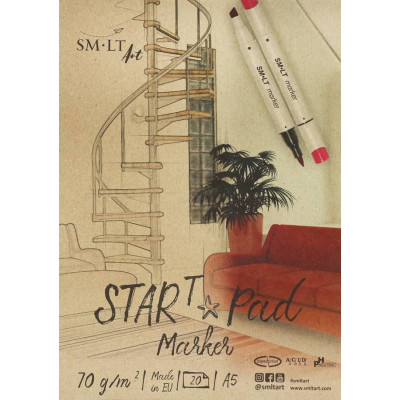 Склейка для маркерів STAR T А5, 75 г/м2, 20л, SMILTAINIS