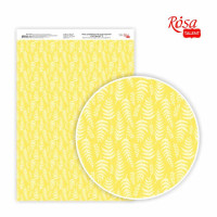 Папір дизайнерський односторонній „Floral garden“ 6, 21х29,7 см, глянцевий, 250 г/м2, ROSA TALENT