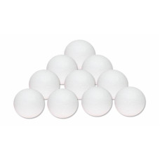 Набор пенопластовых шаров d:5 см, 10 шт