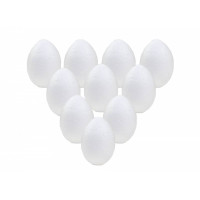 Набор пенопластовых яиц, 6,5 см, 10 шт