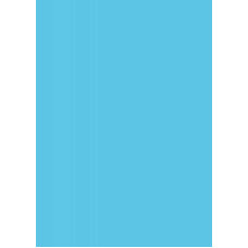 Бумага для дизайна Tintedpaper В2 (50х70см), №30 голубая, 130 г м , без текстуры, Folia