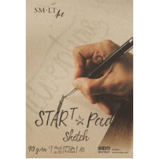 Склейка для ескізів STAR T А5, 90 г/м2, 20л, SMILTAINIS